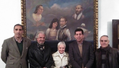 donación del cuadro en Medellín