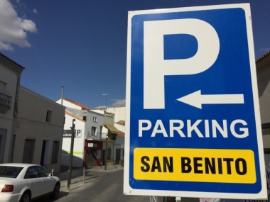 accesos al parking de San Benito