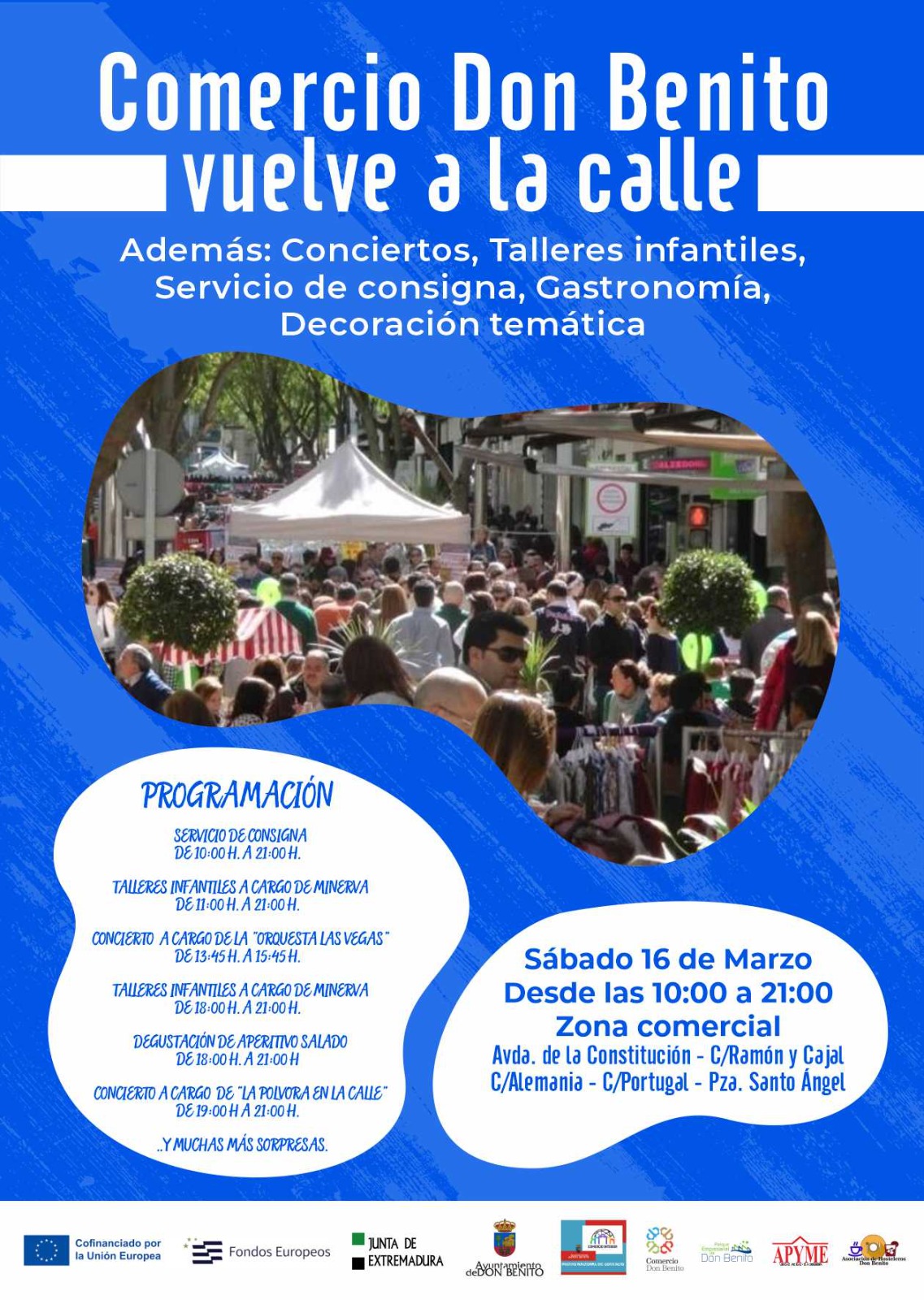 CARTEL COMERCIO DB VUELVE A LA CALLE