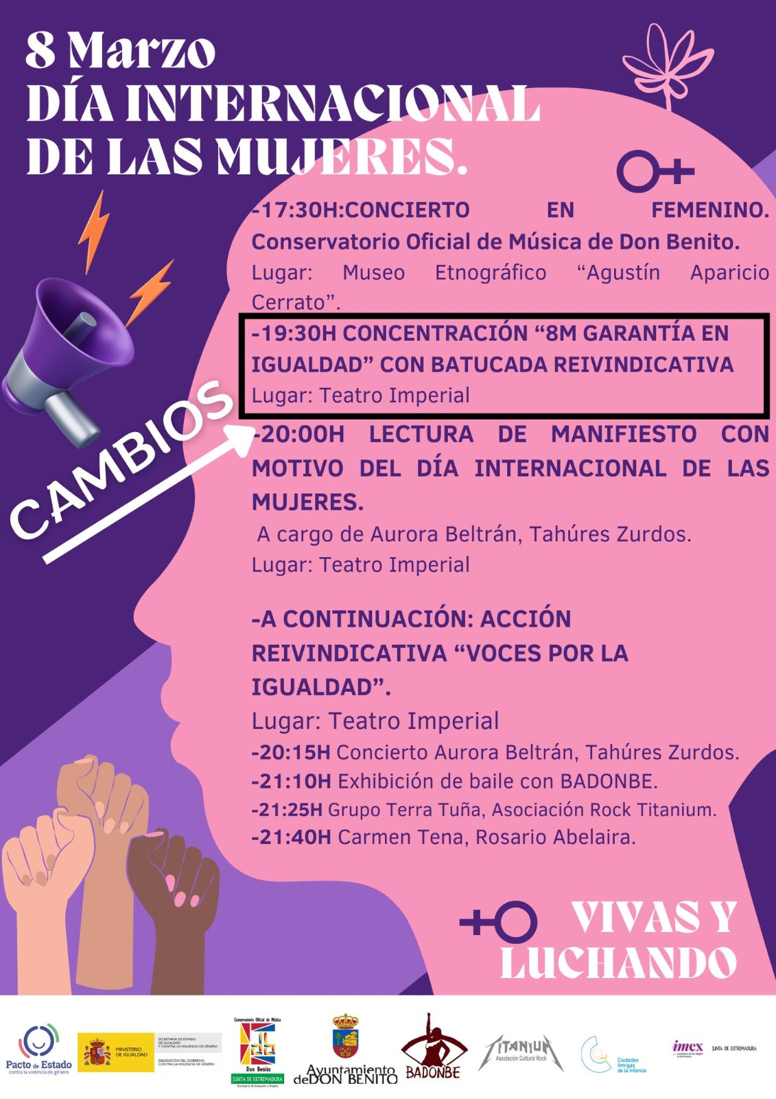 cambios programa dia mujer db