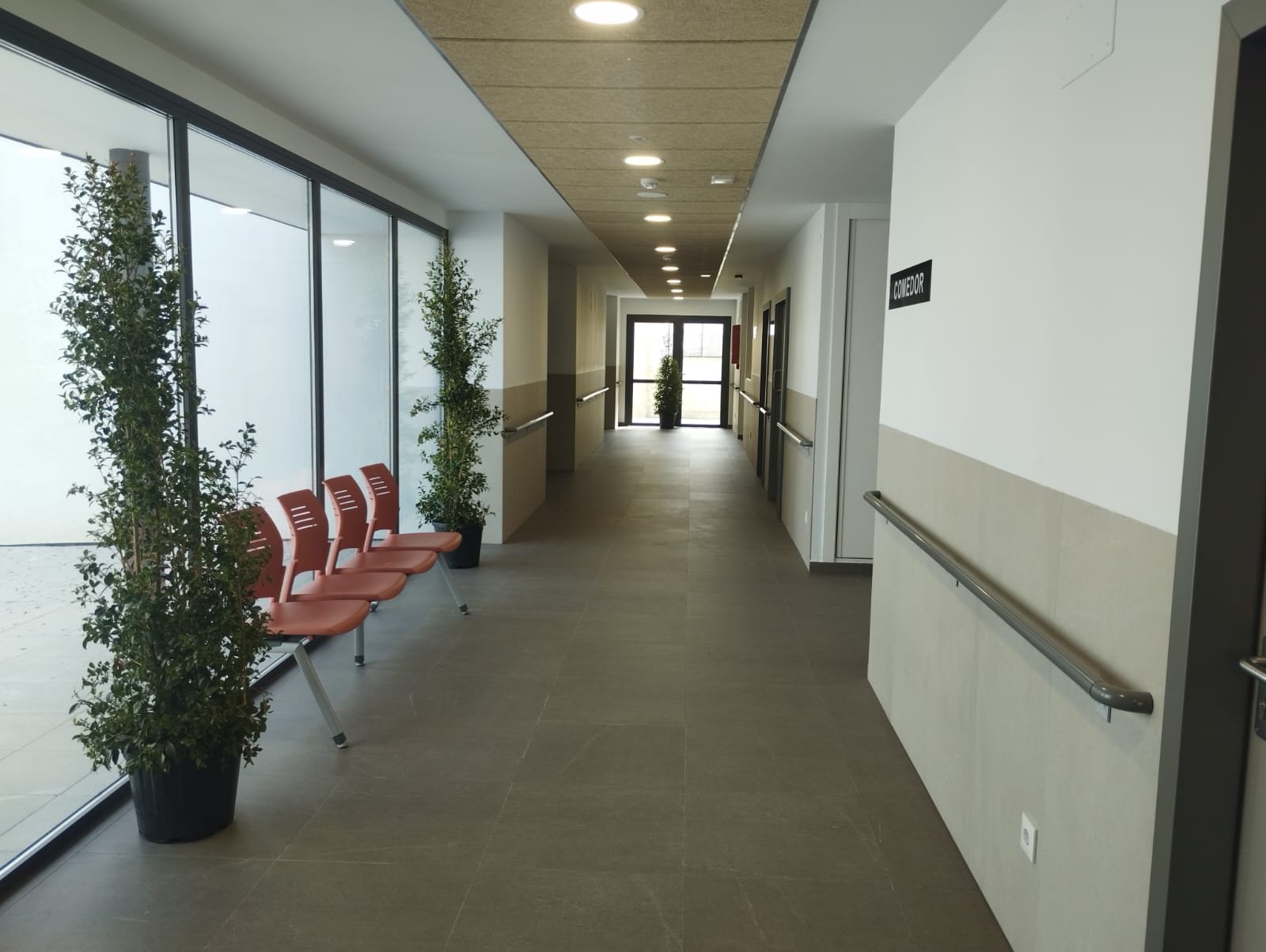 centro mayores zurbaran pasillos