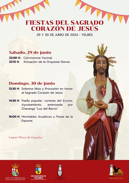cartel yelbes sagrado corazon