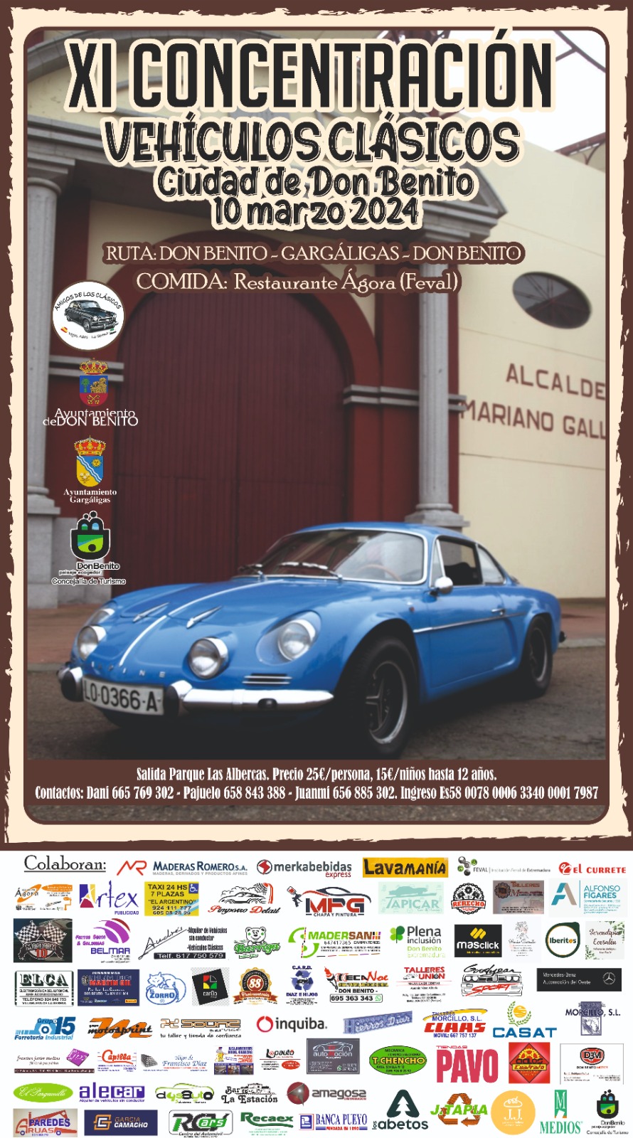 concentracion vehiculos clasicos cartel