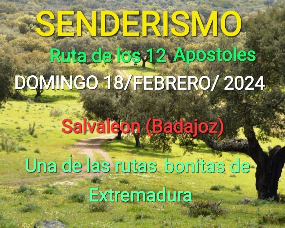senderismo via verde salvaleon