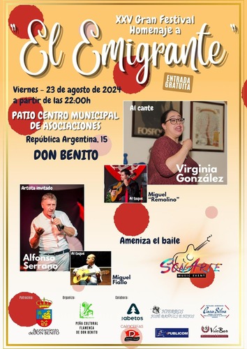 flamenco emigrante cartel