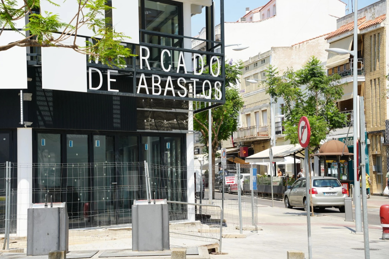 mercado de abastos en obras