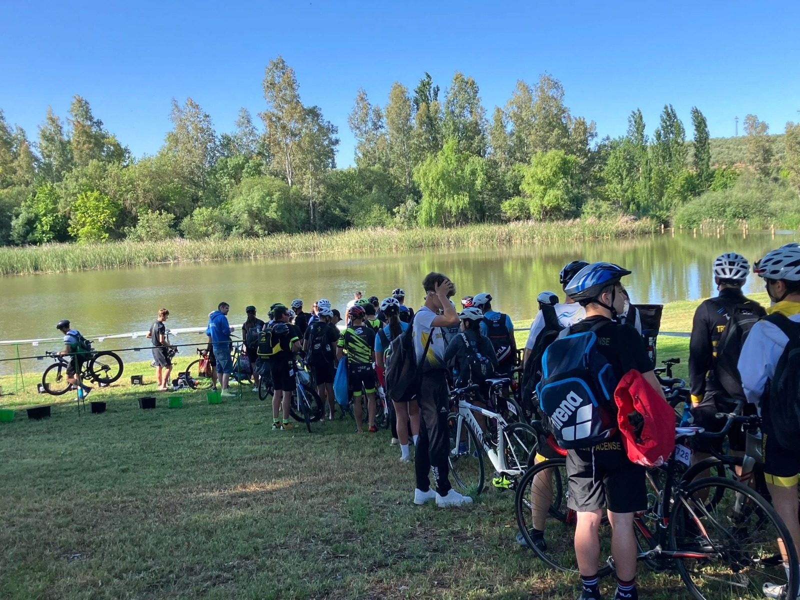ciclista en villanueva