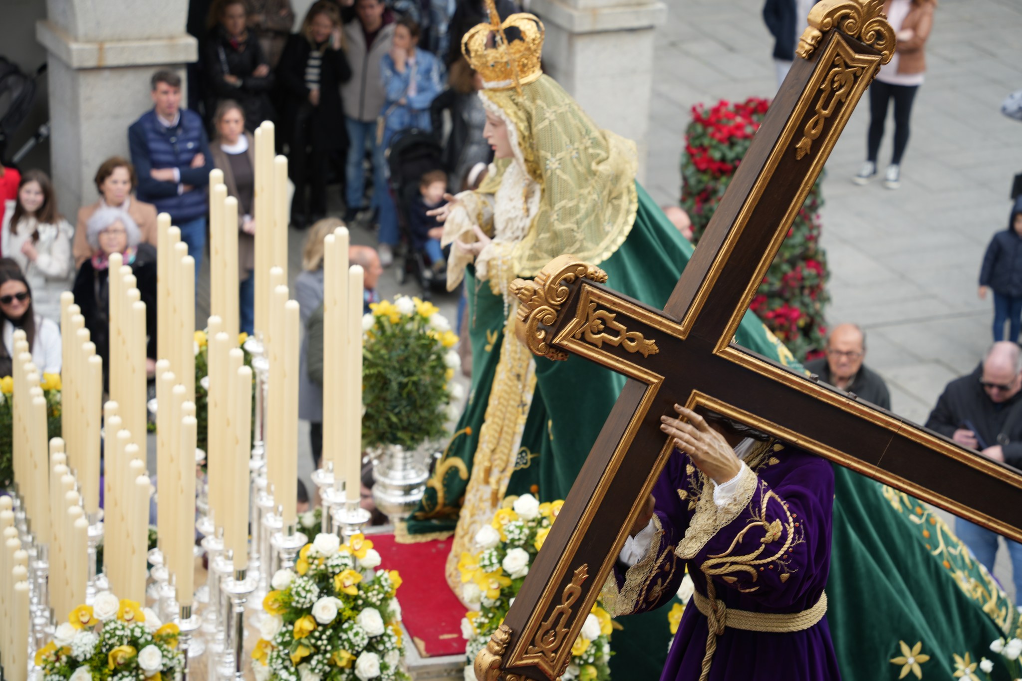 virgen del calvario vva procesion