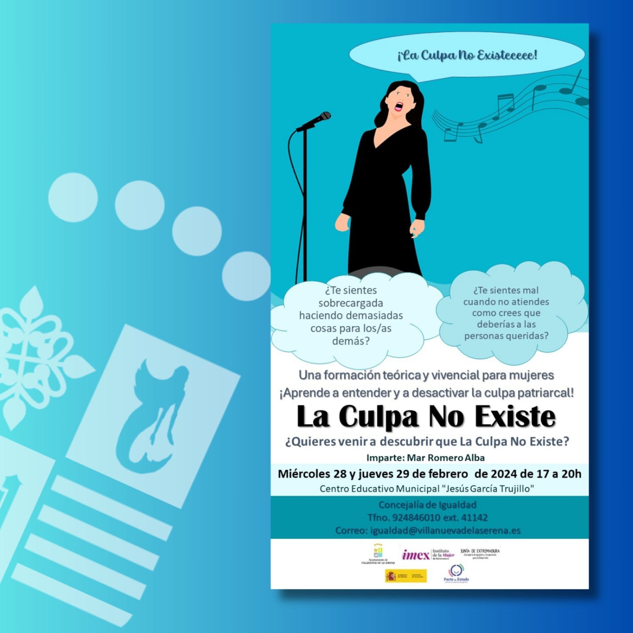 cartel la culpa no existe vva