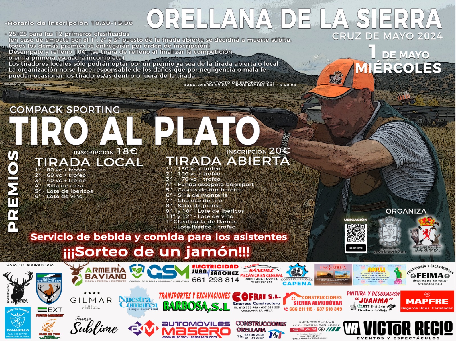 tiro al plato orellana la sierra