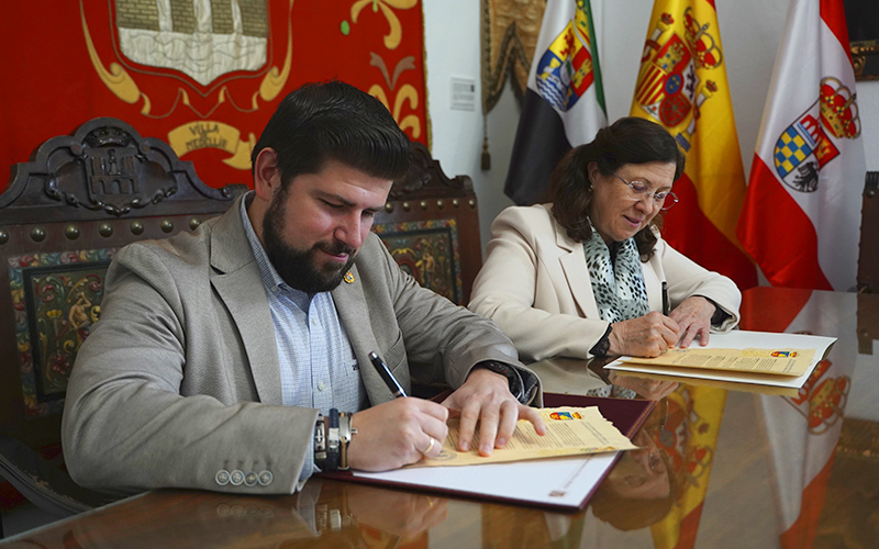 firma acta hermanamiento don benito medelln
