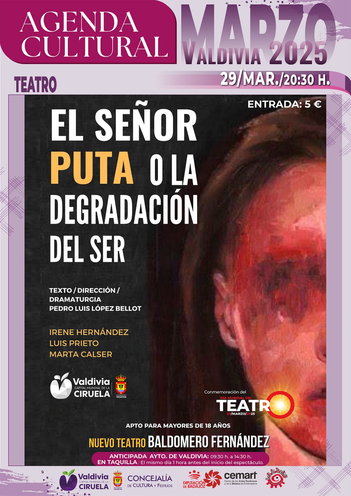 cartel obra teatro valdivia