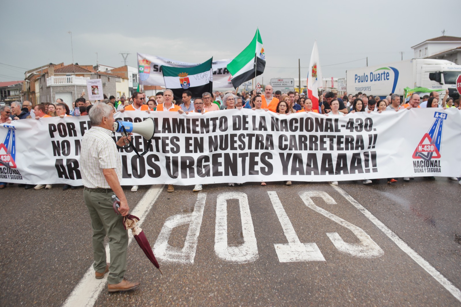 manifestacion 430 en santa amalia