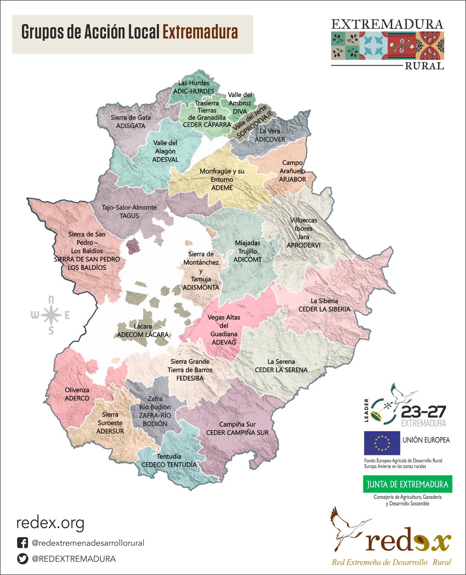 GAL Grupo Accion Local mapa