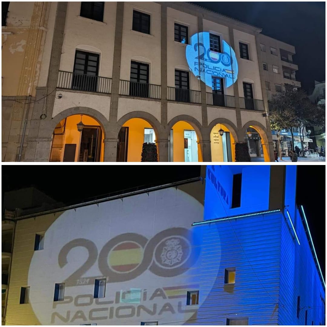 ILUMINACION policia nacional