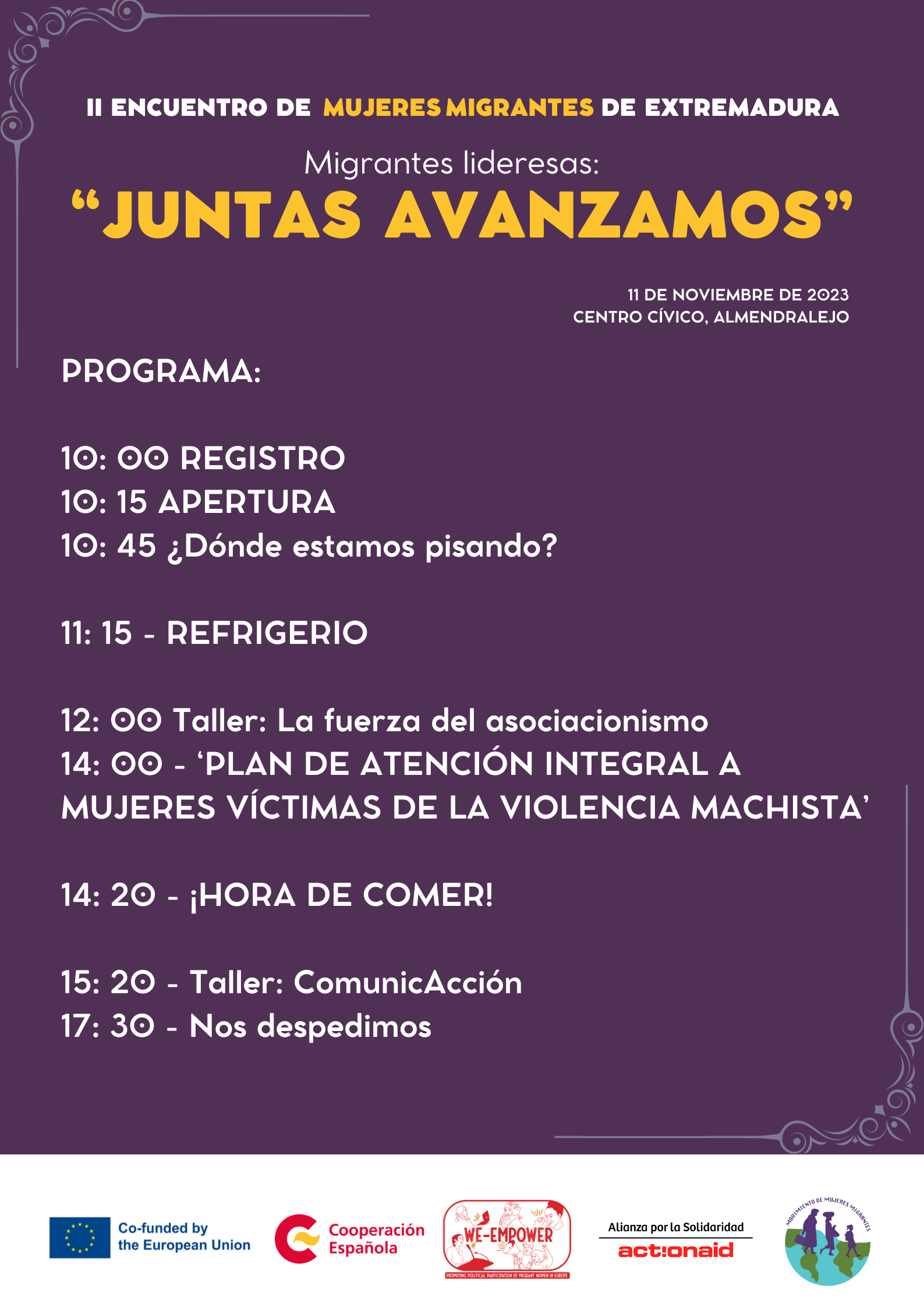 PROGRAMA 1 encuentro mujeres