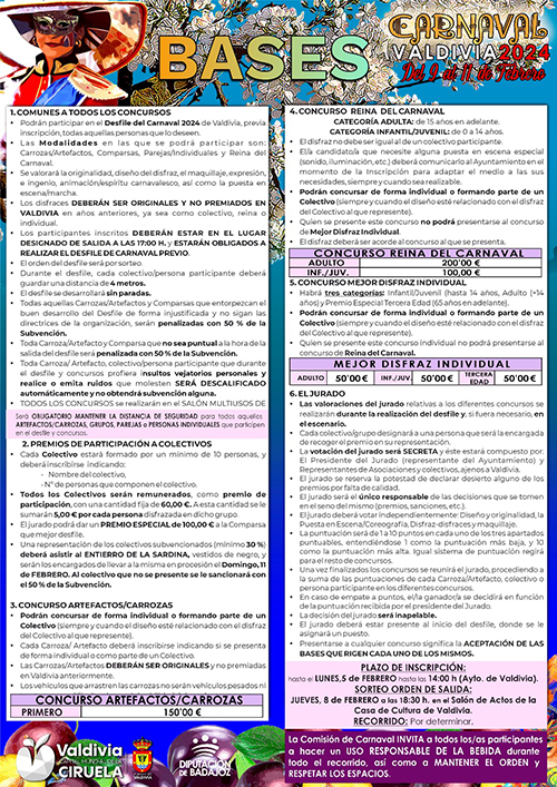 bases carnaval valdiviaa