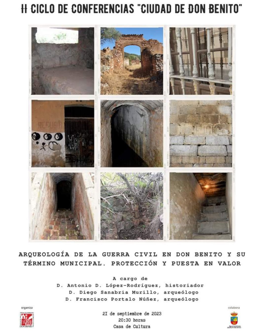 cartel conferencia arqueologia db