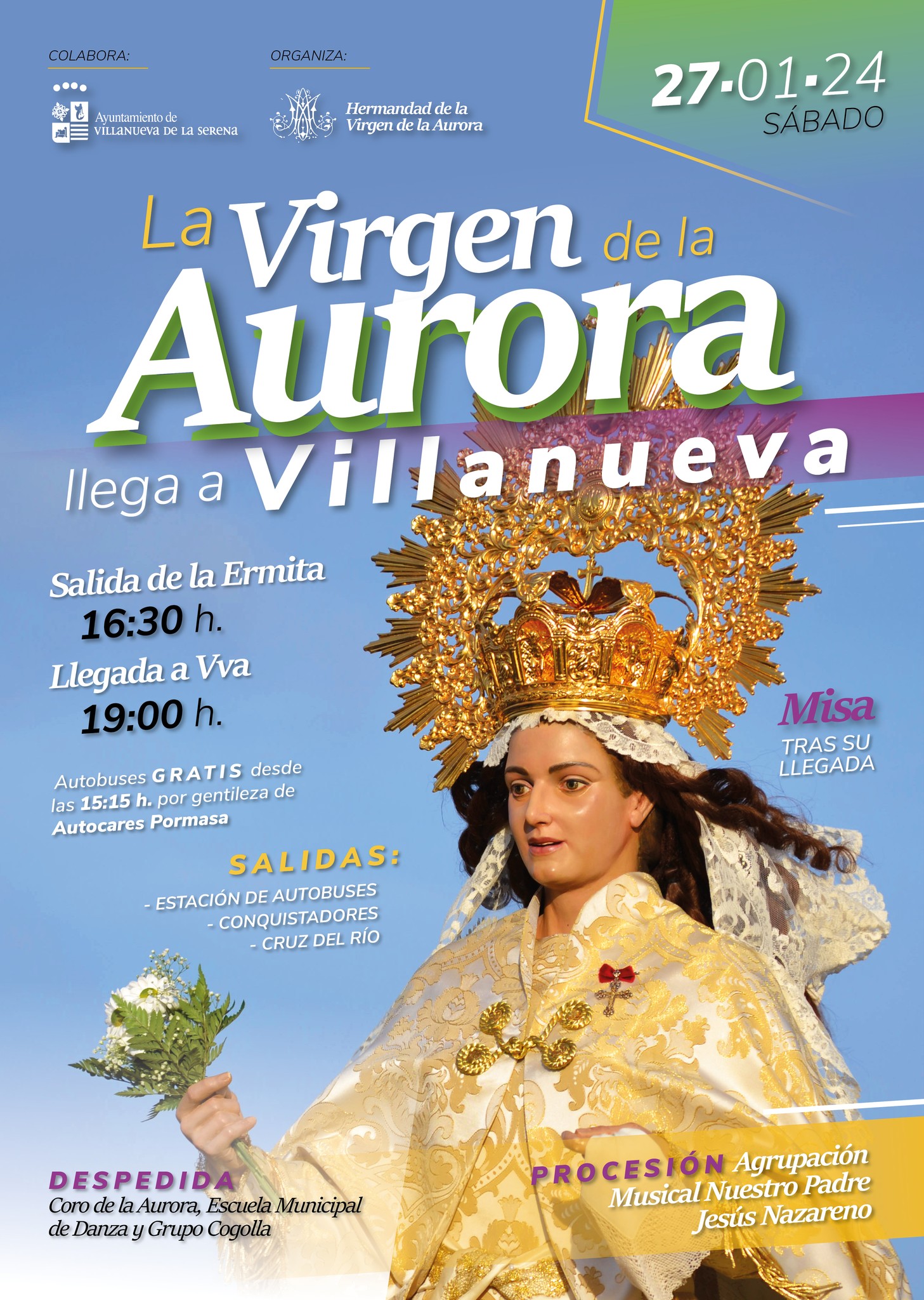 cartel virgen de la aurora vva