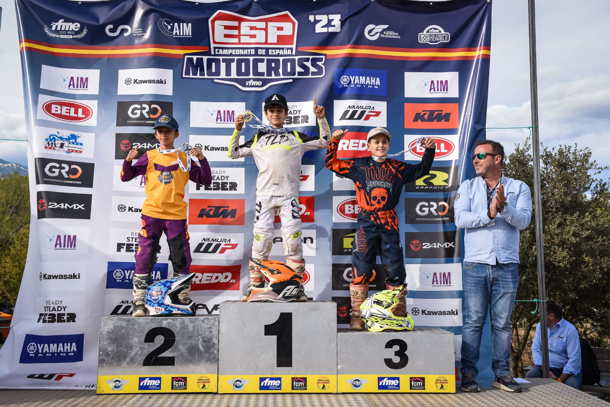 piloto santi cordero podium
