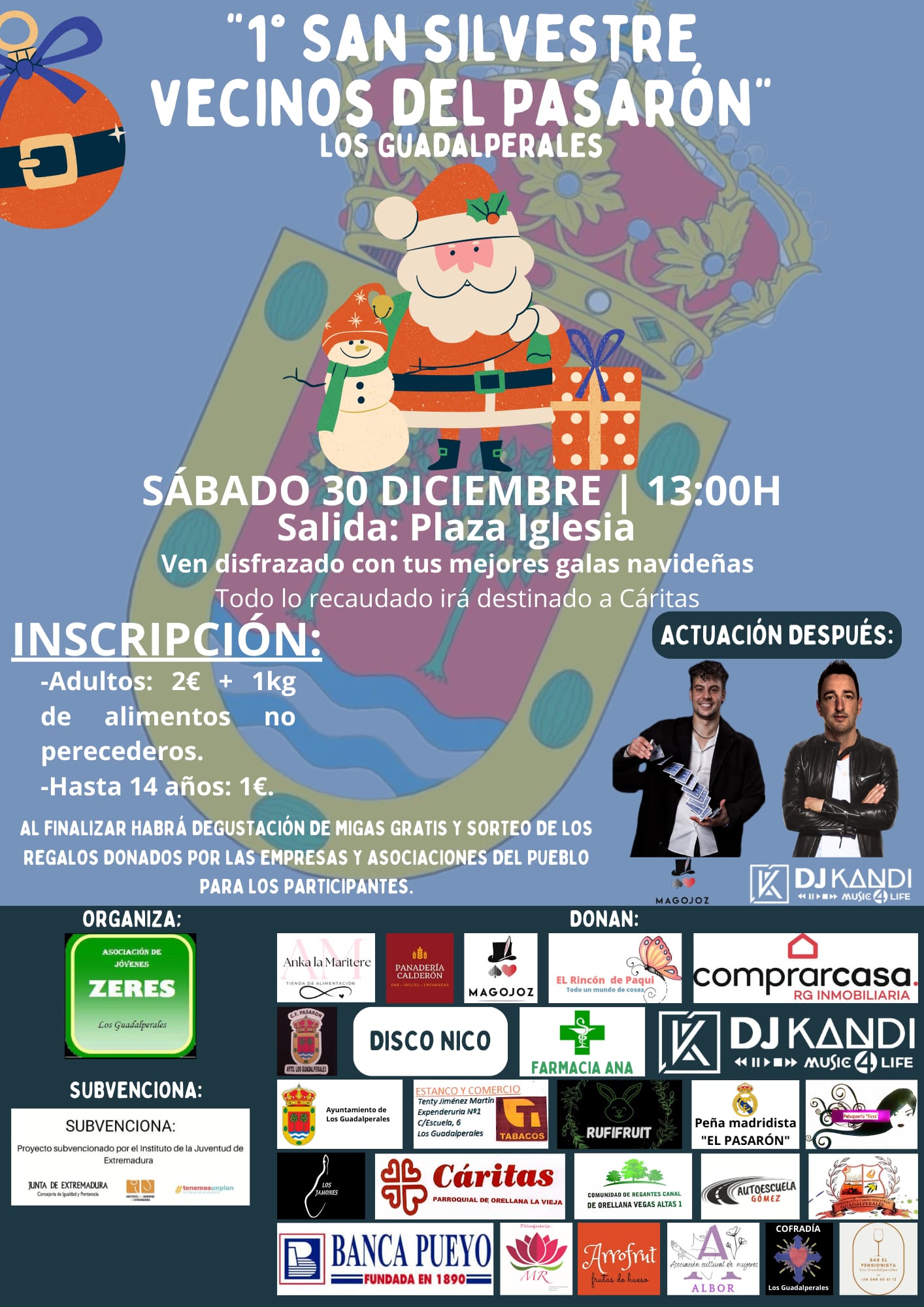 CARTEL SAN SILVESTRE LOS GUADALPERALES