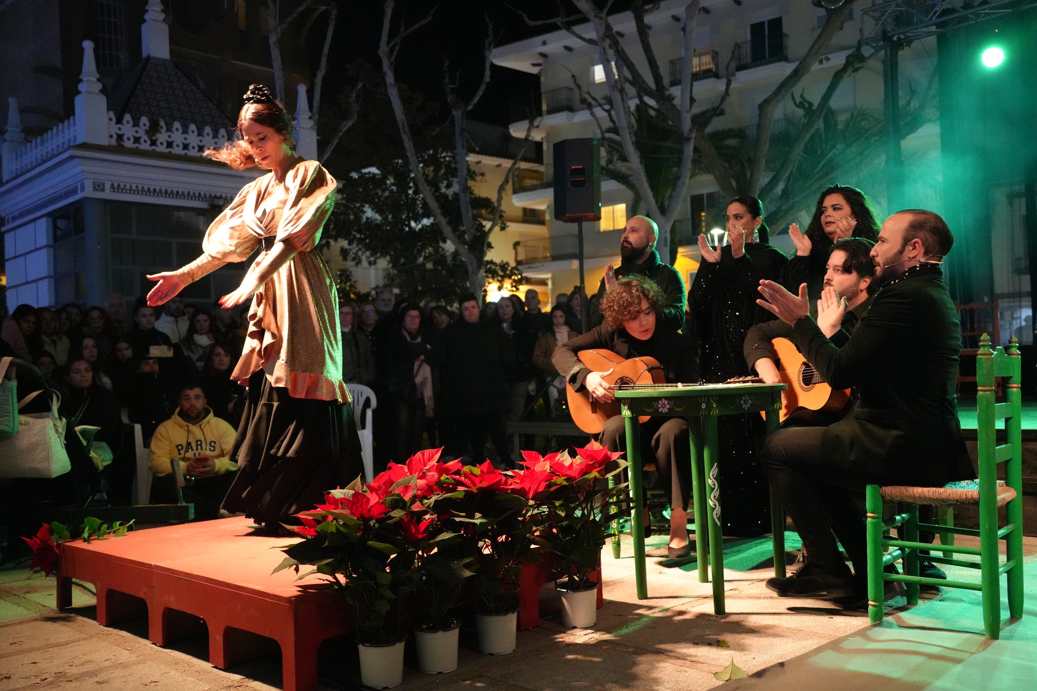 bailando a la navidad
