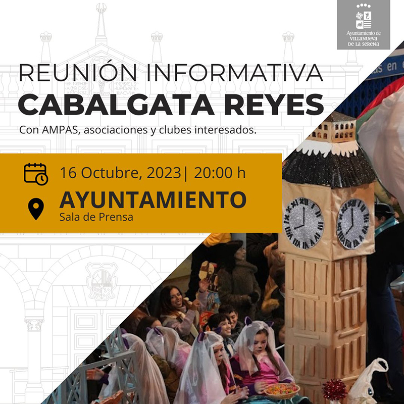 reunion informativa cabalgata de reyes