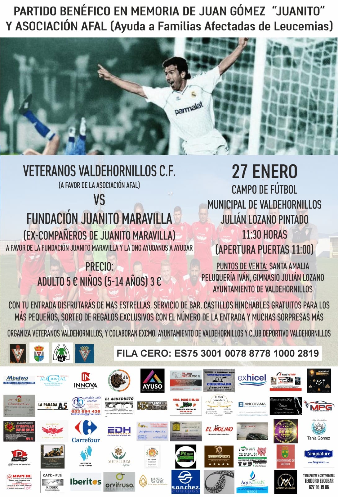 valdehornillos partido benefico