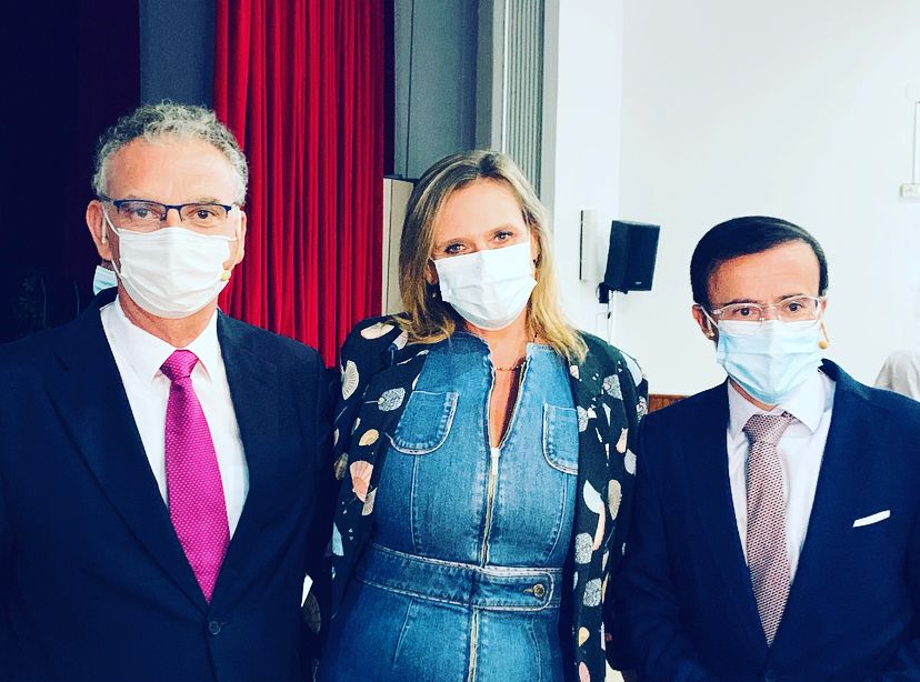 alcaldes y delegada del gobierno