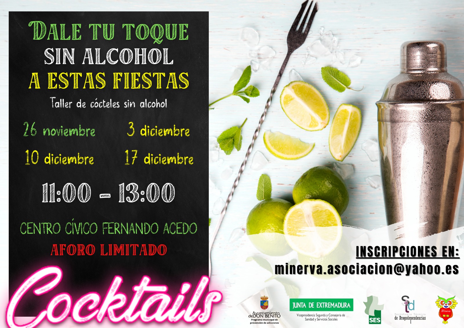taller de cócteles