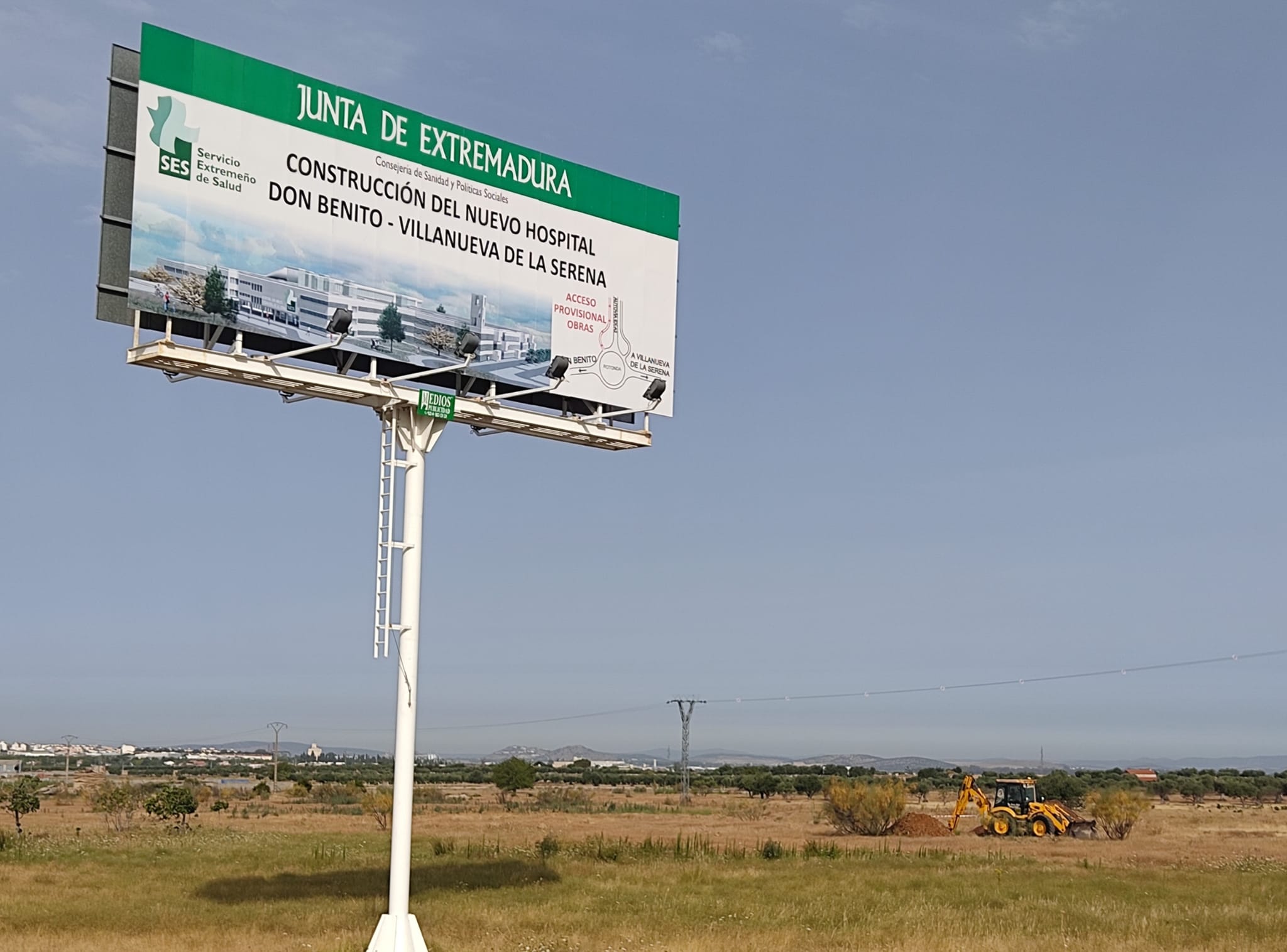 obra nuevo hospital Don Benito-Villanueva