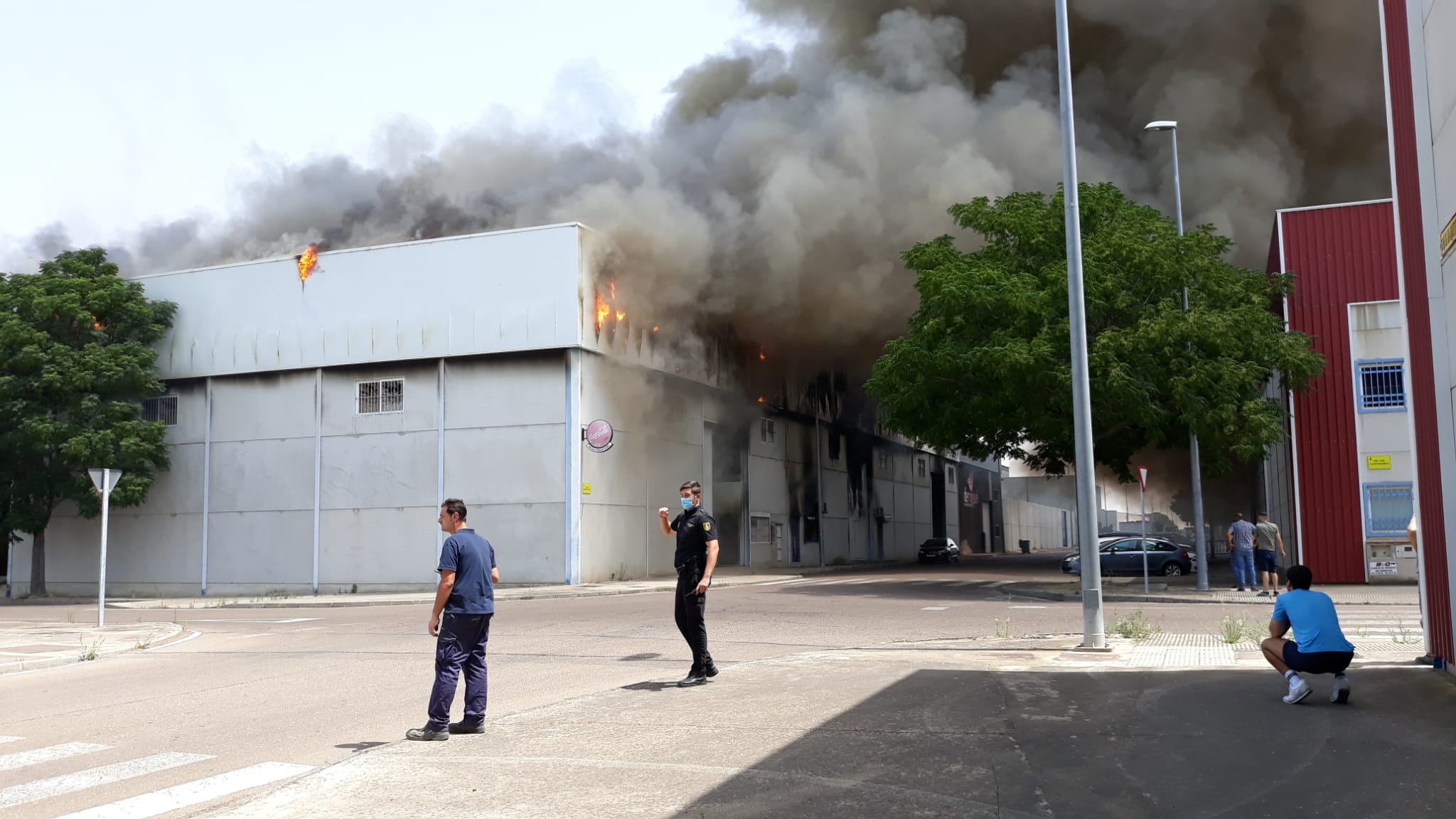 incendio nave club padel