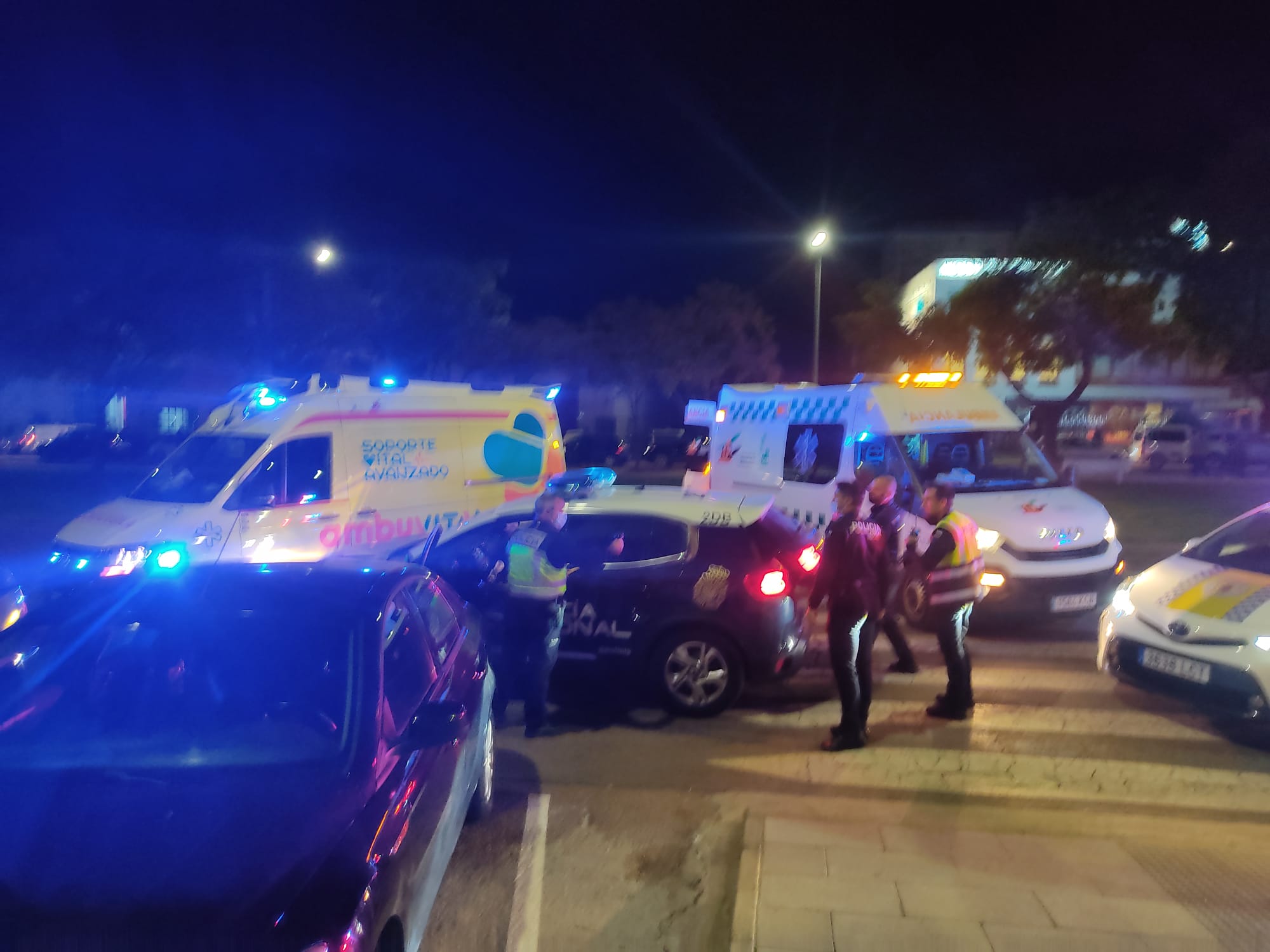 accidente avenida madrid de don benito