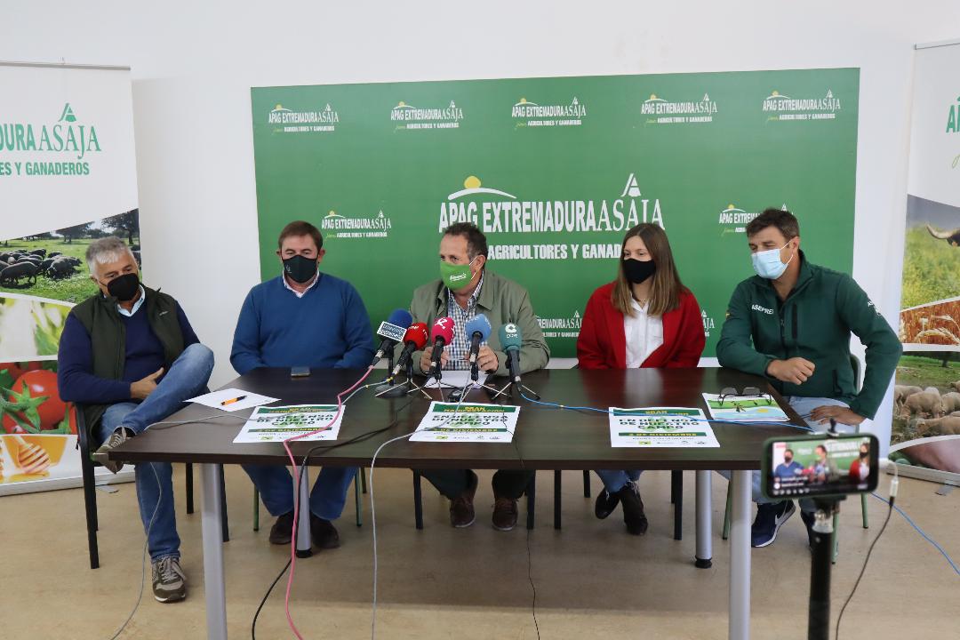 agricultores convocantes manifestación