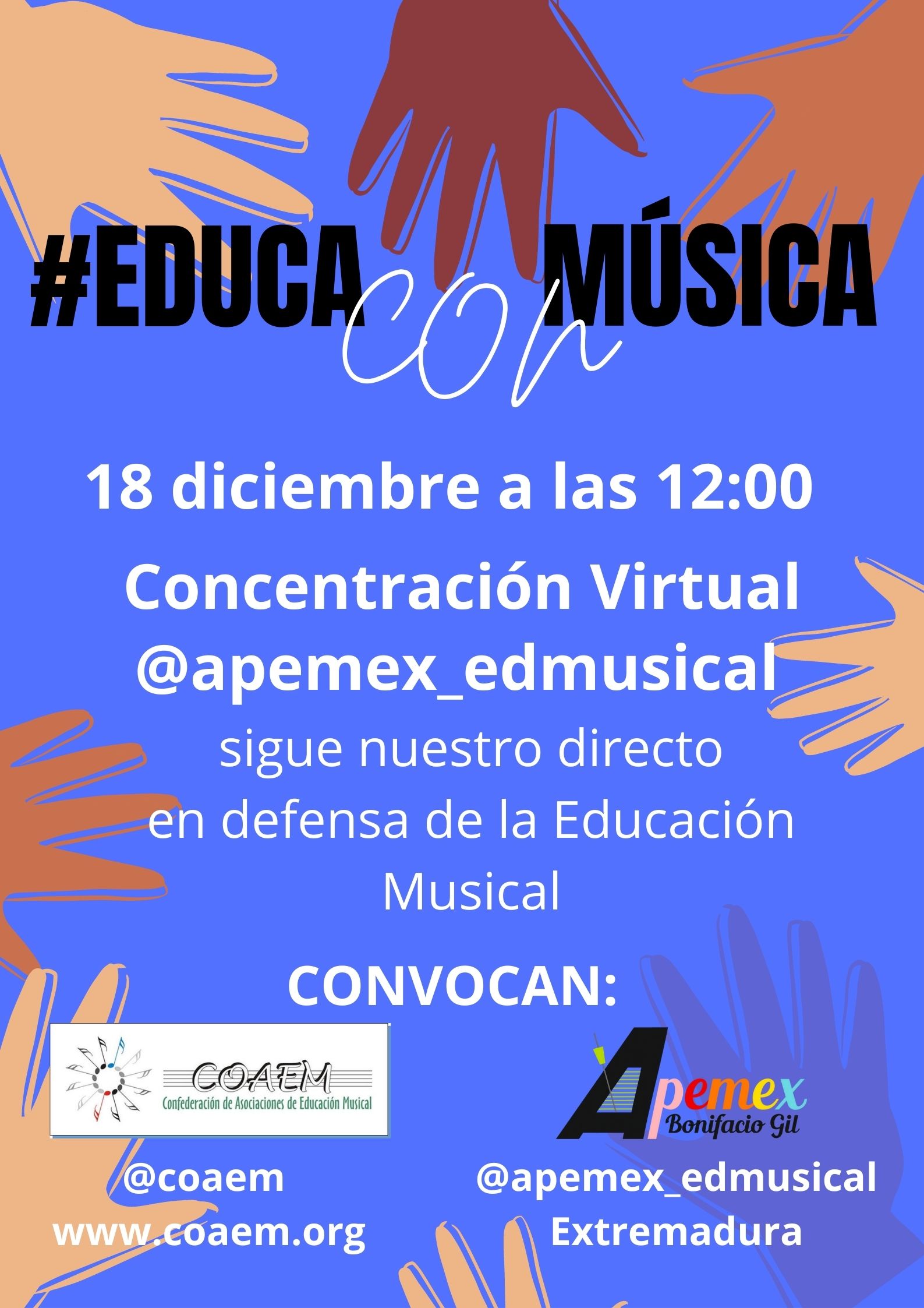 movilización profesores musica