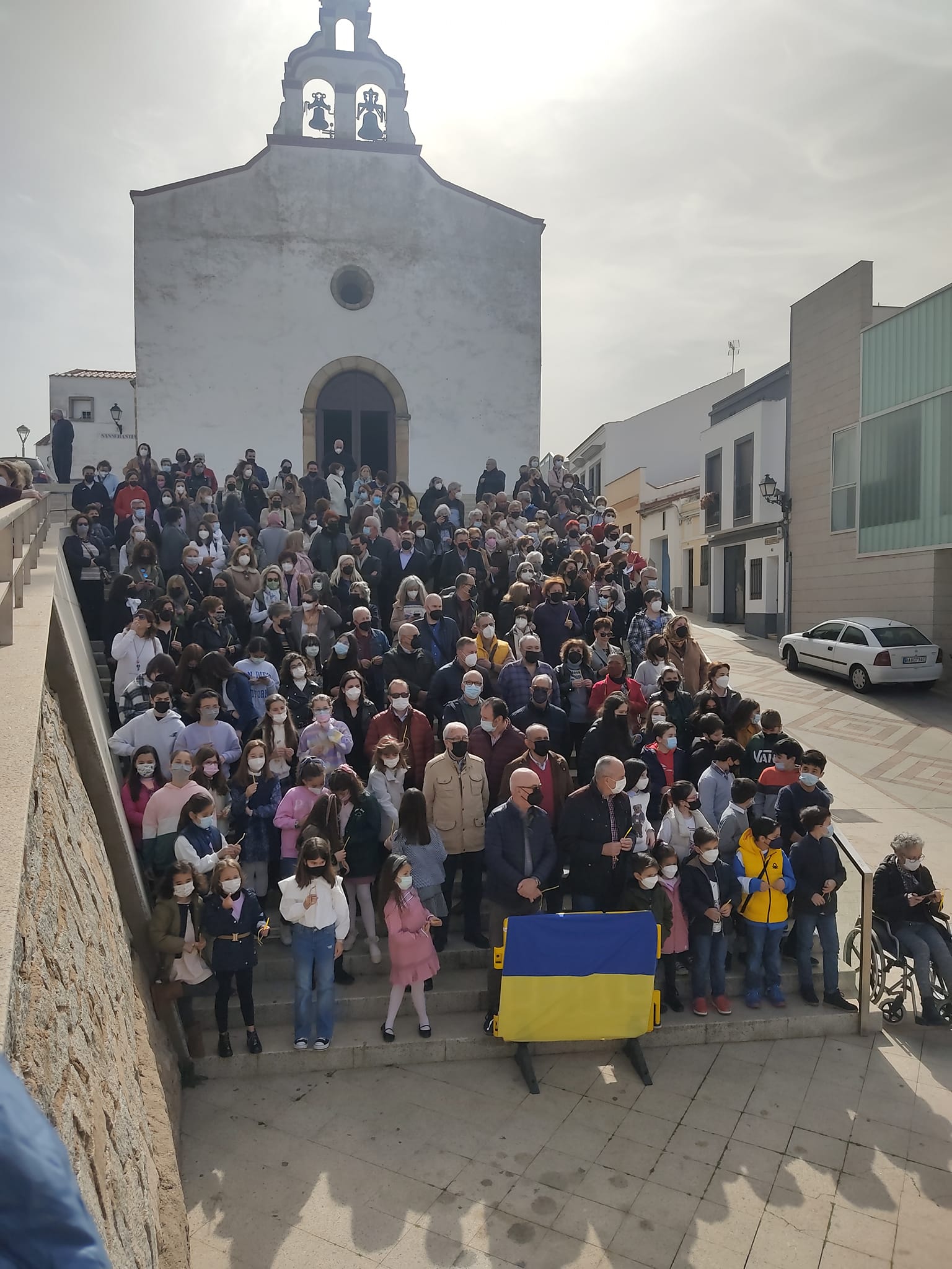 canto por la paz en Don Benito