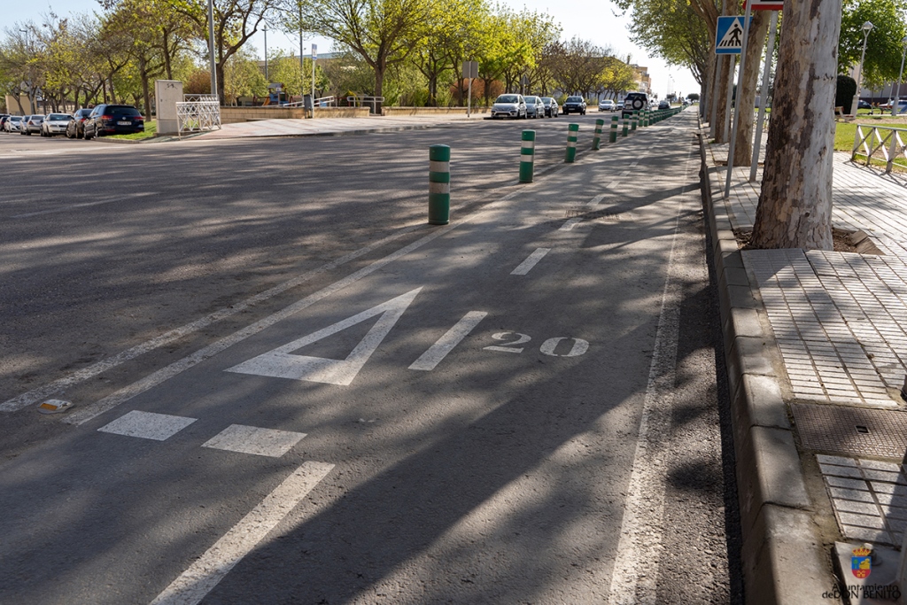 carril bici Don Benito