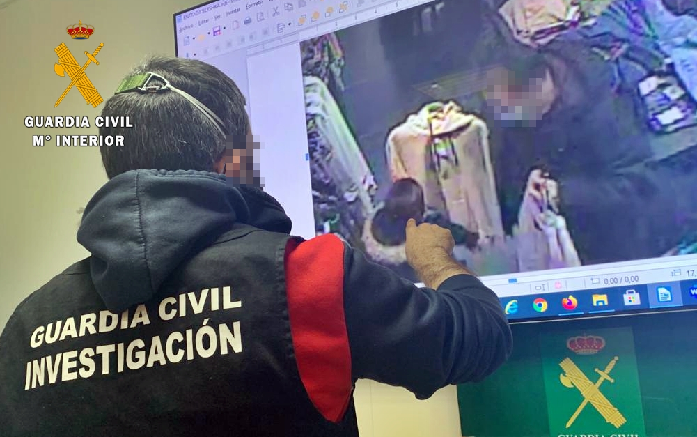 visionado imagenes guardia civil