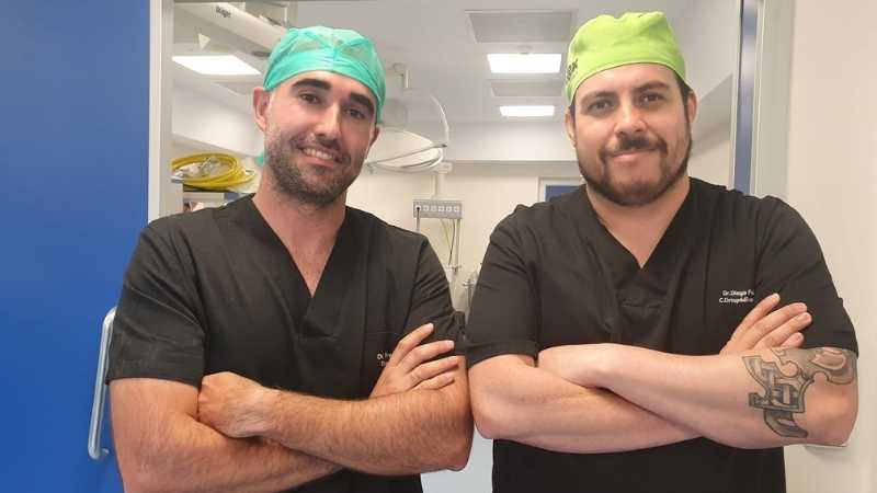 doctores Diego Aranguren y Tomás Pérez