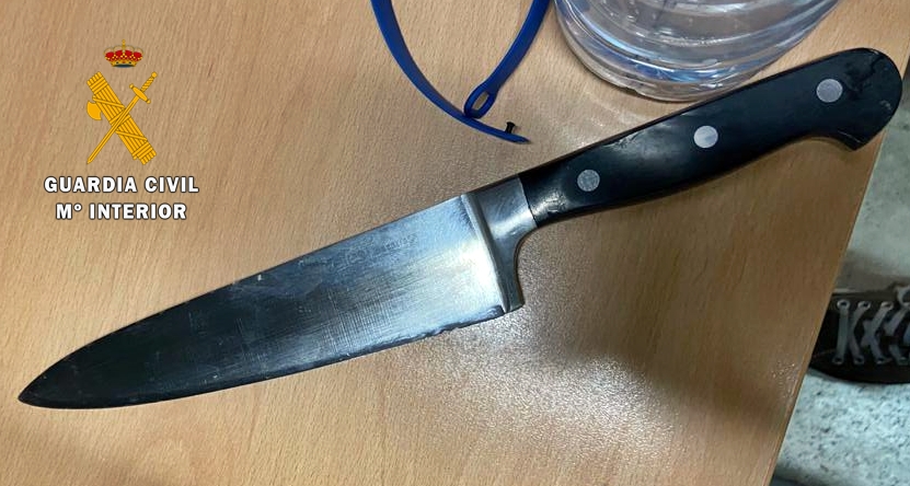 cuchillo agresion calle canalejas