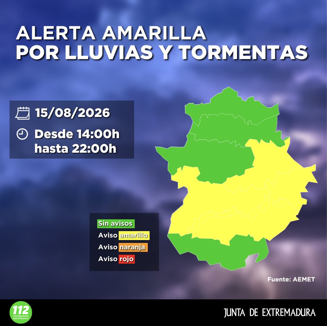 alerta amarilla