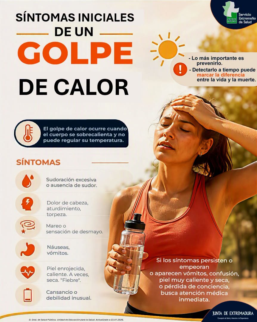 calor golpe
