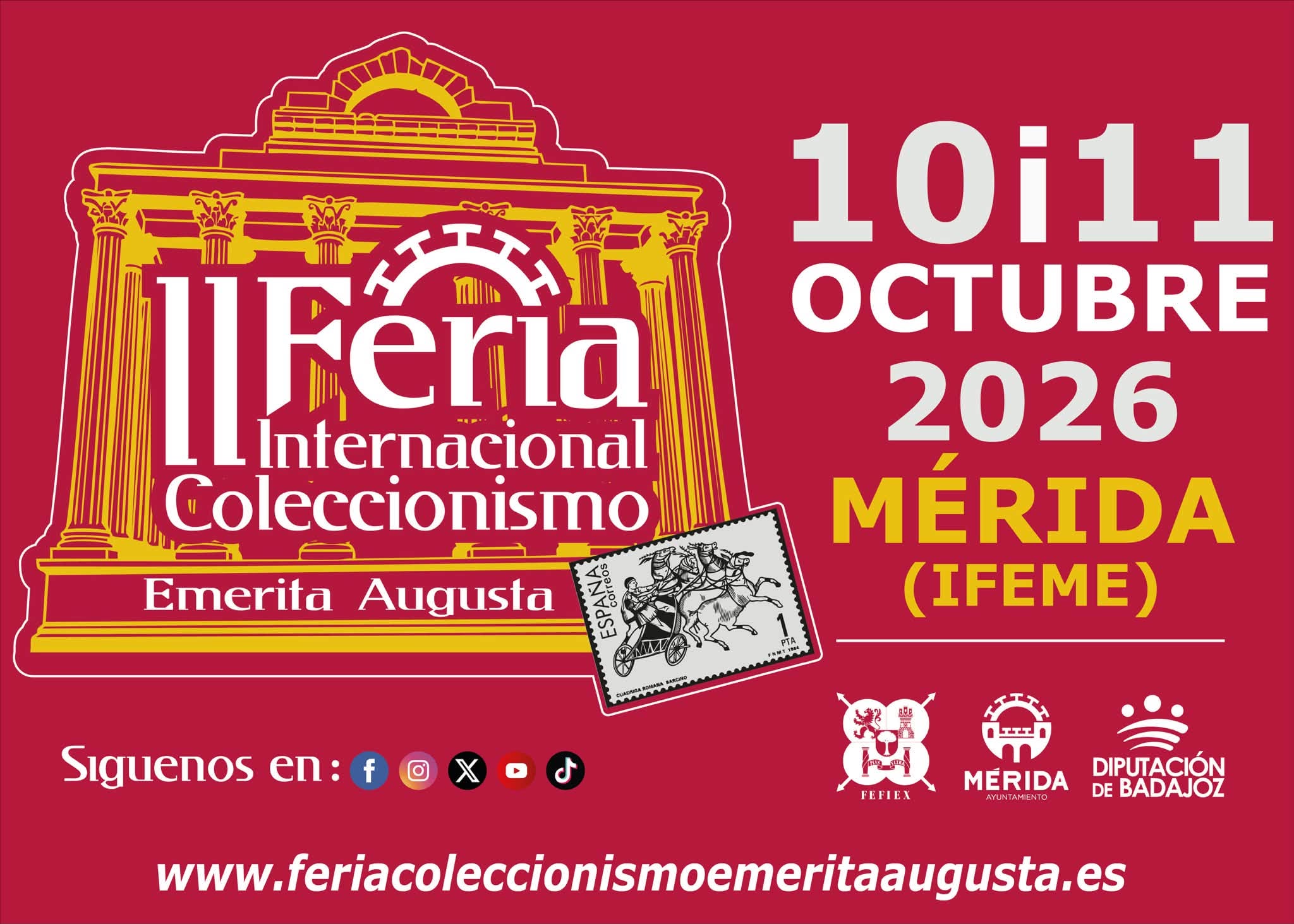 emerita feria coleccionismo logo