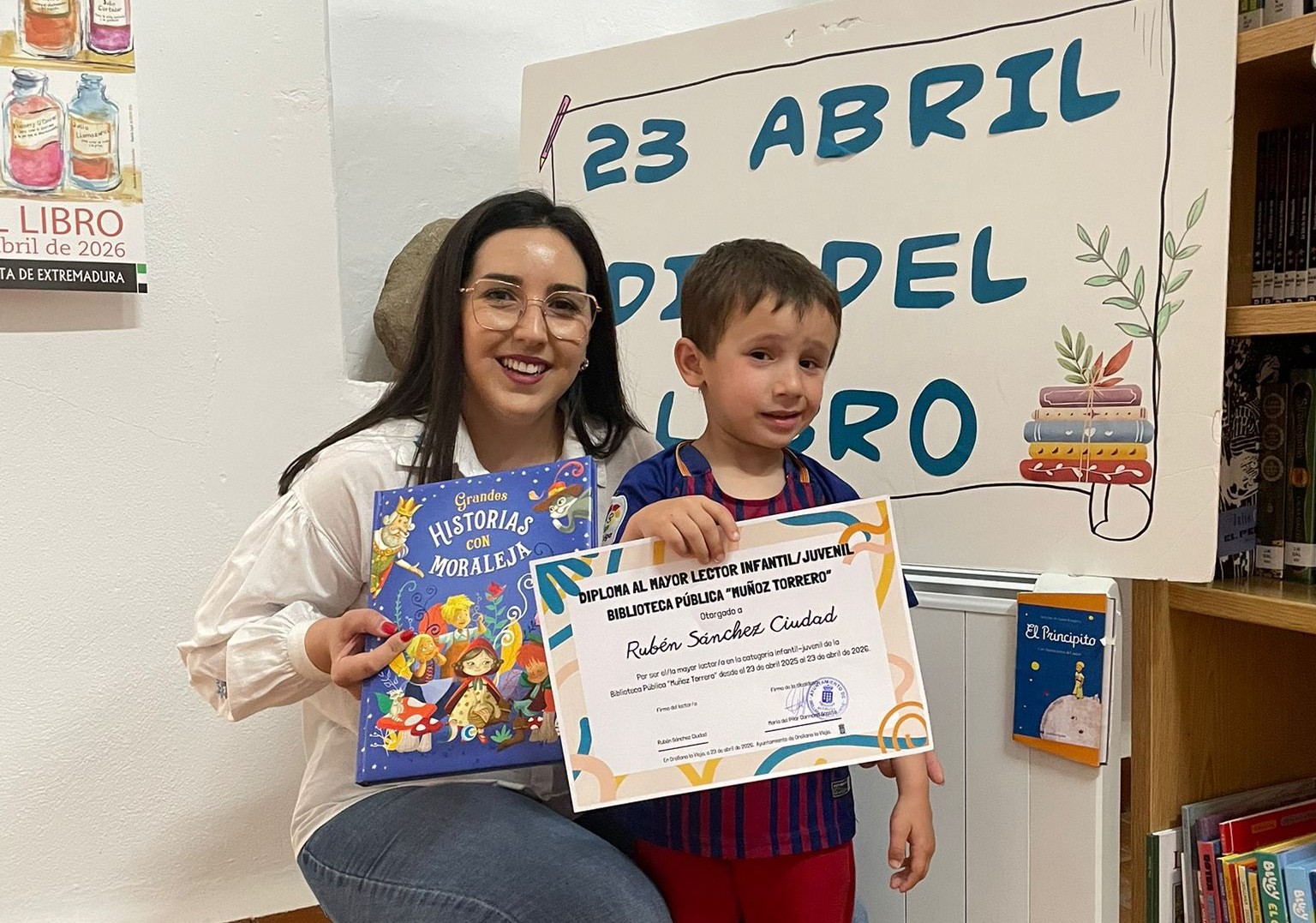 orellana niño mejor lector