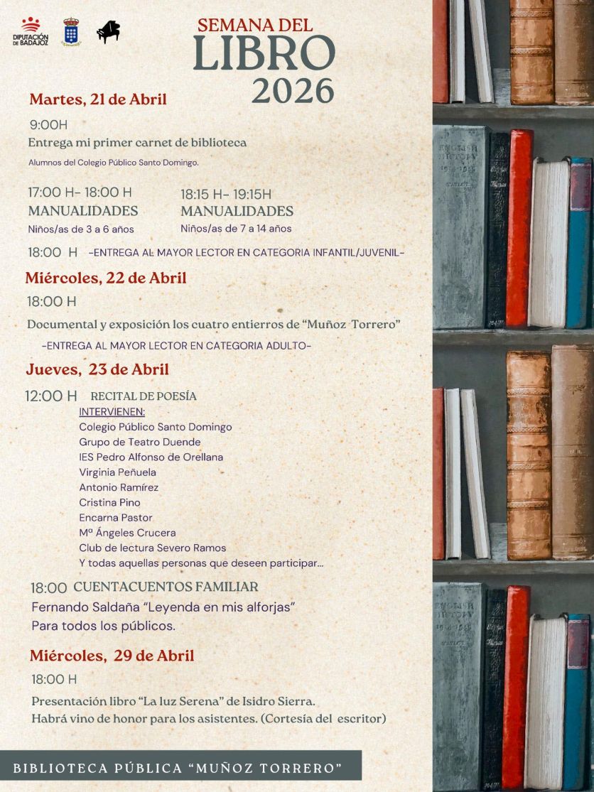 semana del libro orellana
