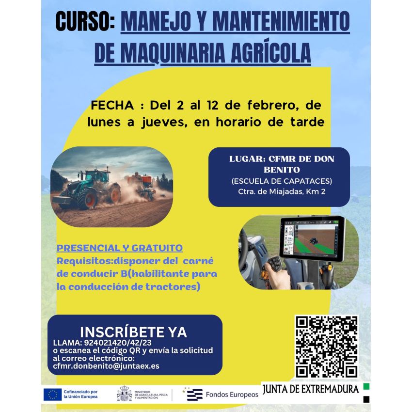 cartel curso agrario