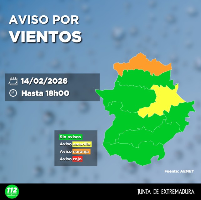 alerta en extremadura