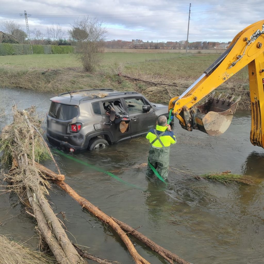 coche atrapado