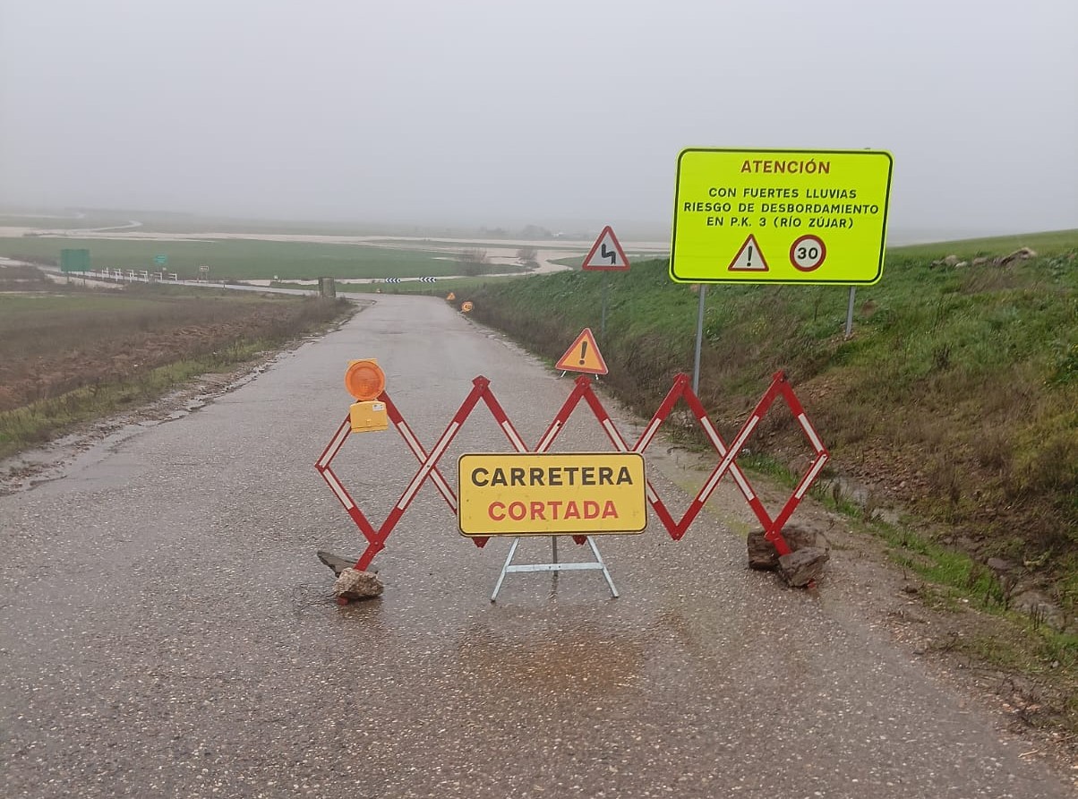 carretera cortada