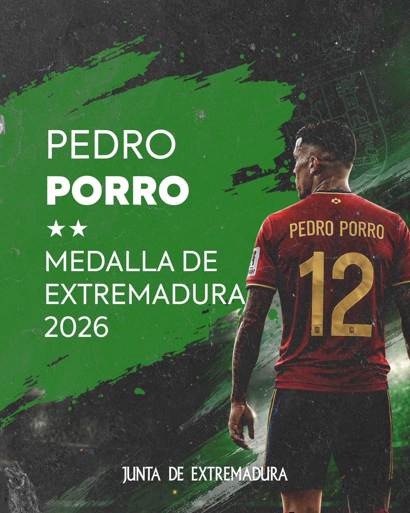 medalla de extremadura pedro porro